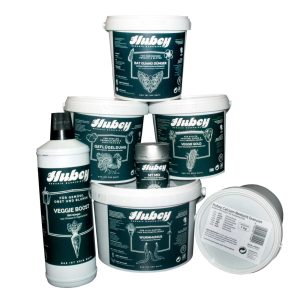 Hubey GBS Starter Kit organisches Düngerset für 100 Liter Erde – Bio Dünger Set für Grow und Bloom, Living Soil, natürliche Pflanzenzucht